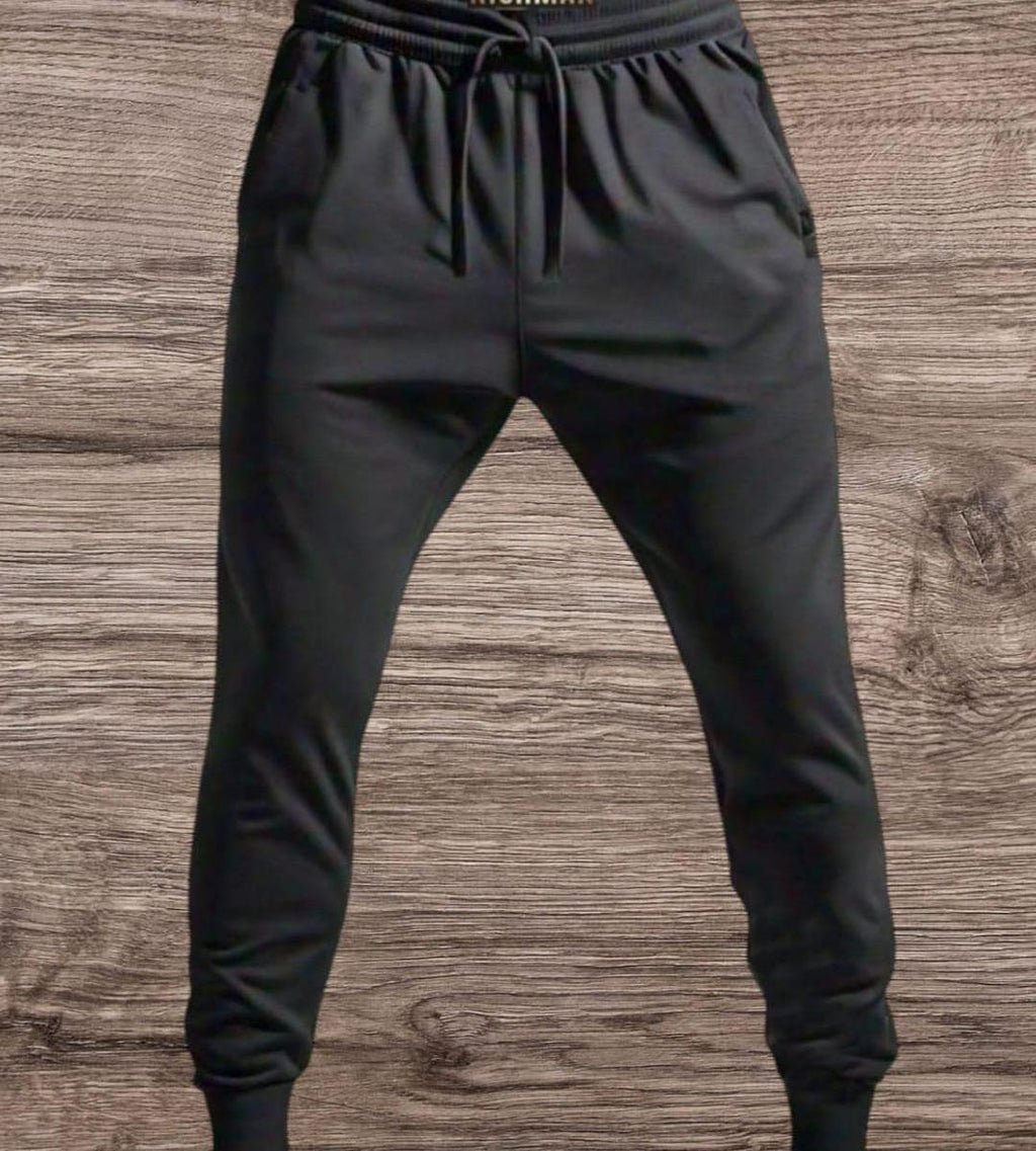 Men Dri Fit Markhor Printed Track Suit Black